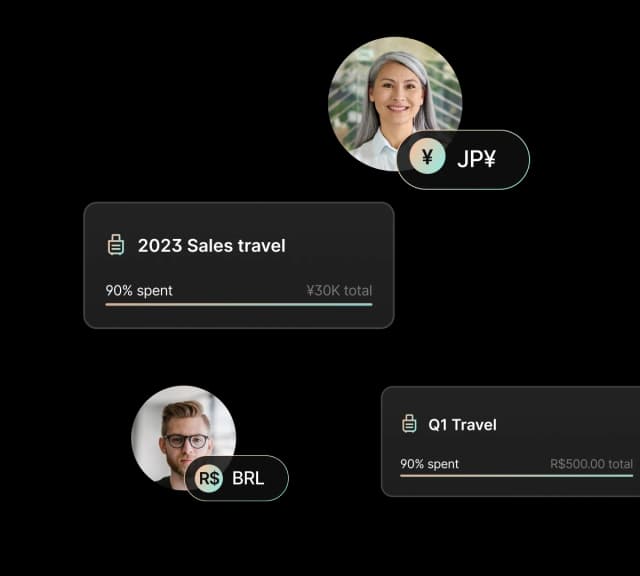 Enable spend anywhere your team travels.